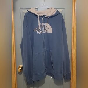 The North Face Blue / Green /Teel Zip Up Hoodie